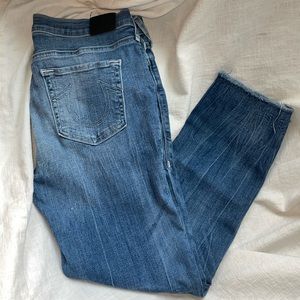 True religion-cropped leg jeans-Sz.31-5 pocket -Very flattering